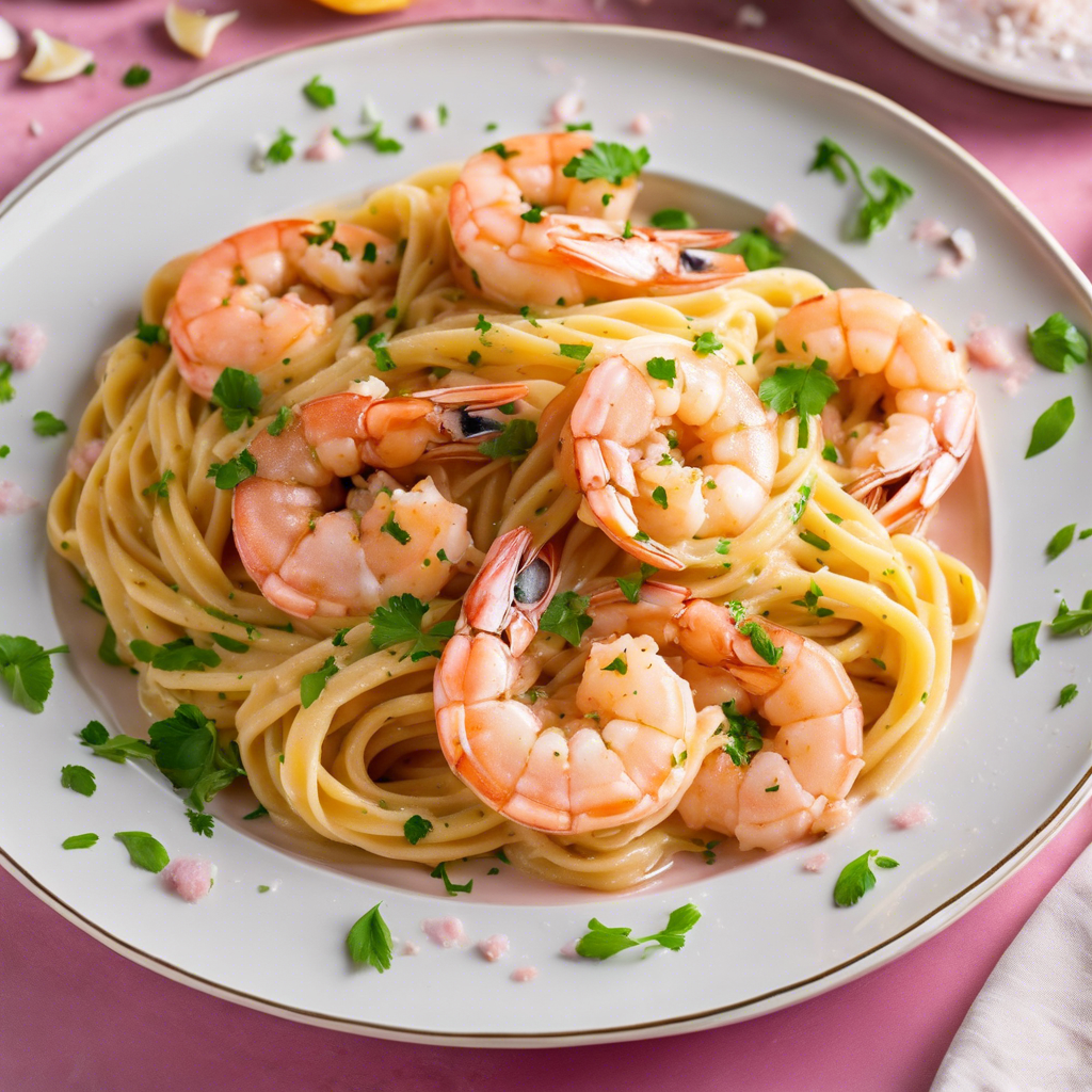 Garlic Butter Shrimp Pasta Recipe | cookAIfood
