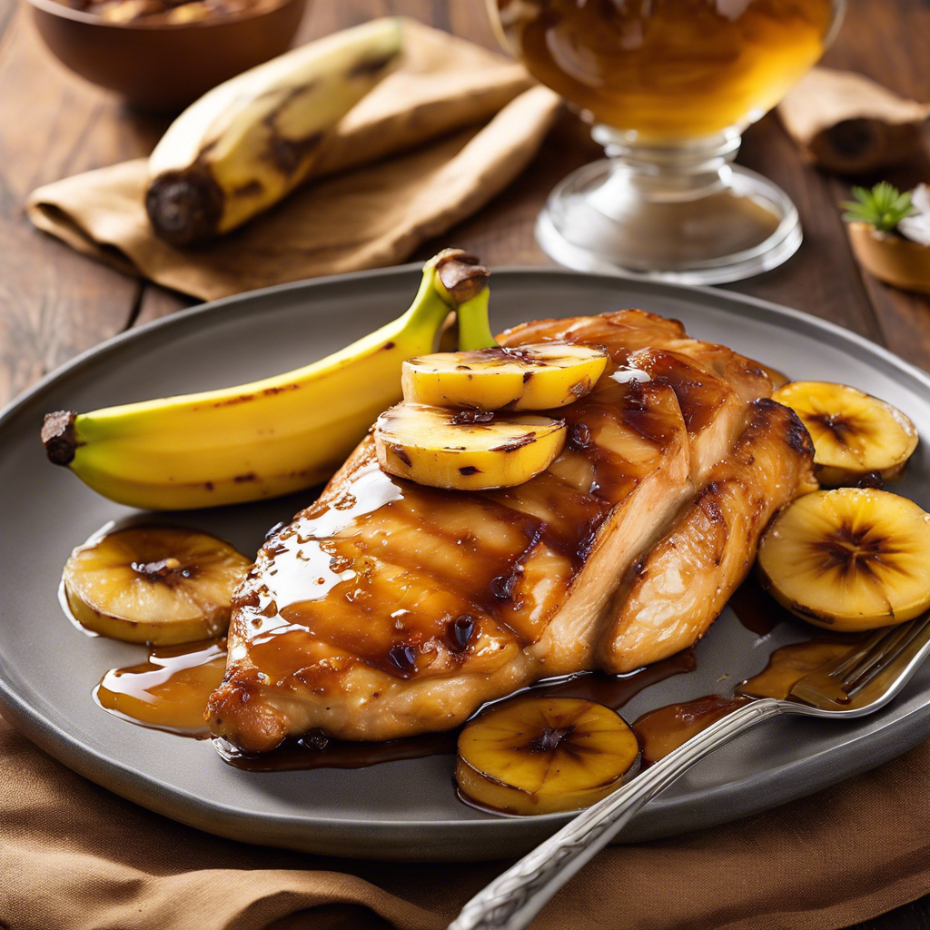 Caramelized Banana Chicken Recipe | cookAIfood