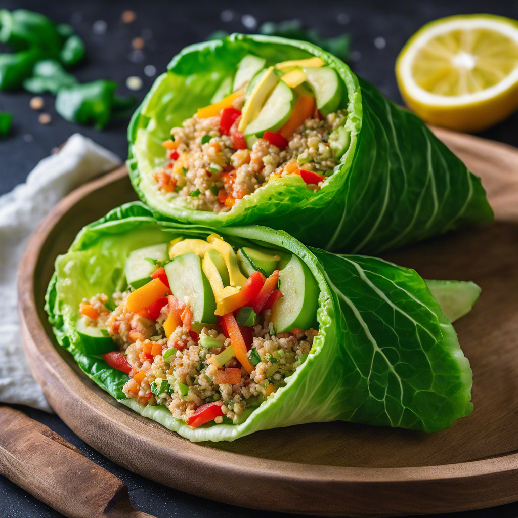 Zesty Lettuce Wrap Recipe cookAIfood