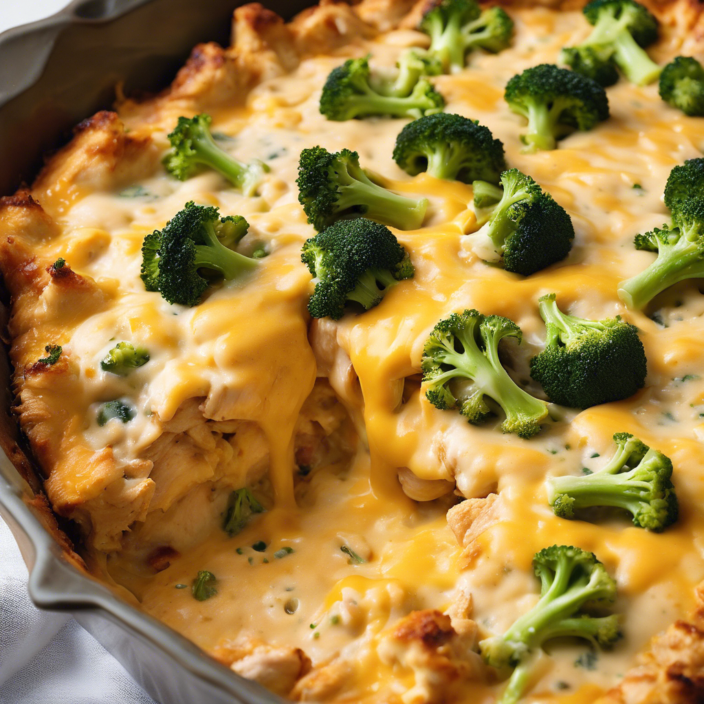 Cheesy Chicken And Broccoli Rice Casserole Recipe Cookaifood