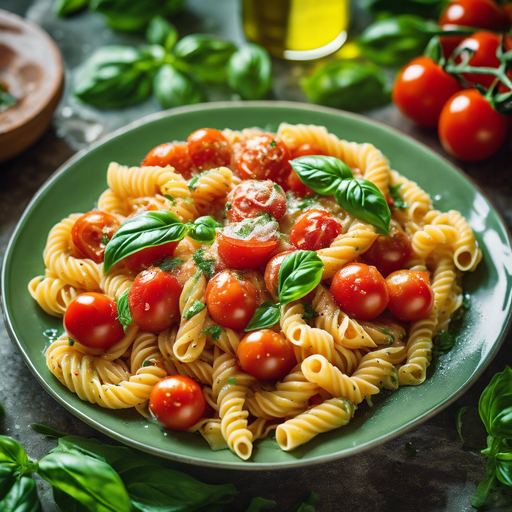 Easy Tomato Basil Pasta Recipe Cookaifood