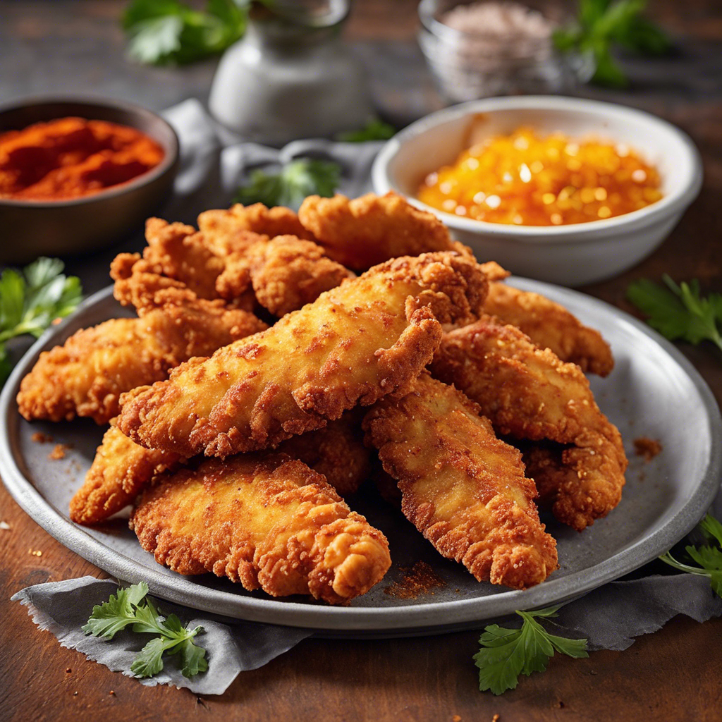 spicy-crispy-chicken-tenders-recipe-cookaifood