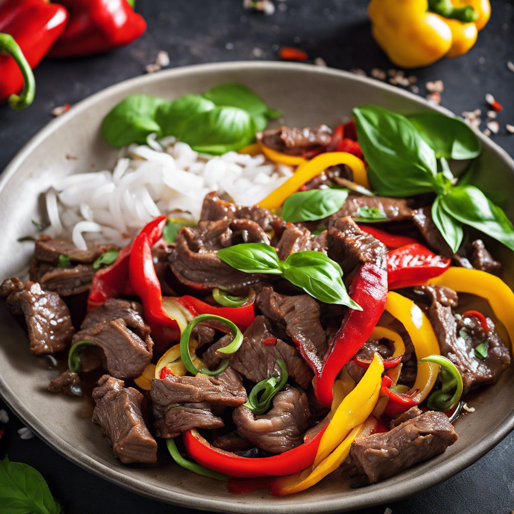 Thai Basil Beef Stir-Fry Recipe | CookAIfood