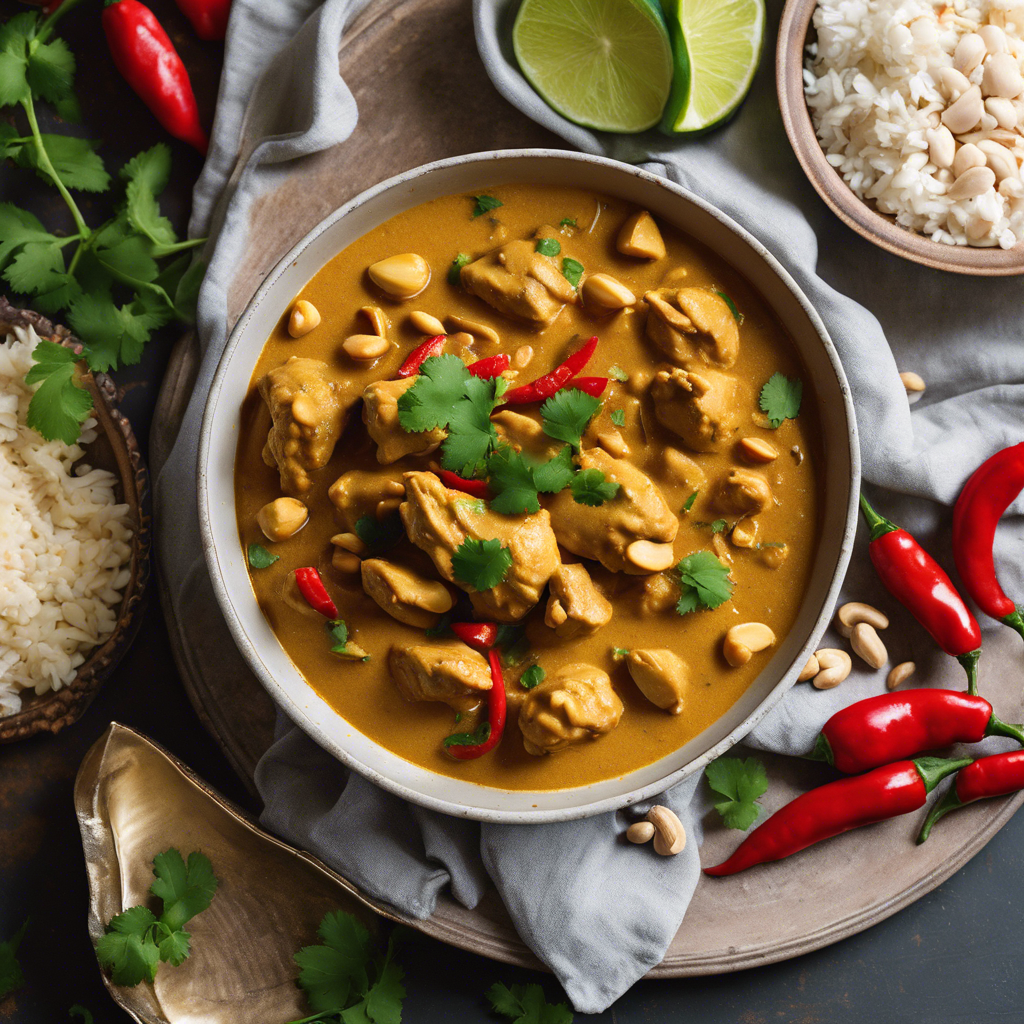 spicy-peanut-chicken-curry-recipe-cookaifood