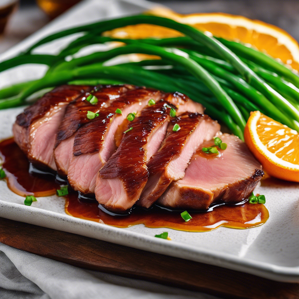Crispy Duck Breast with Orange Glaze Recipe | cookAIfood