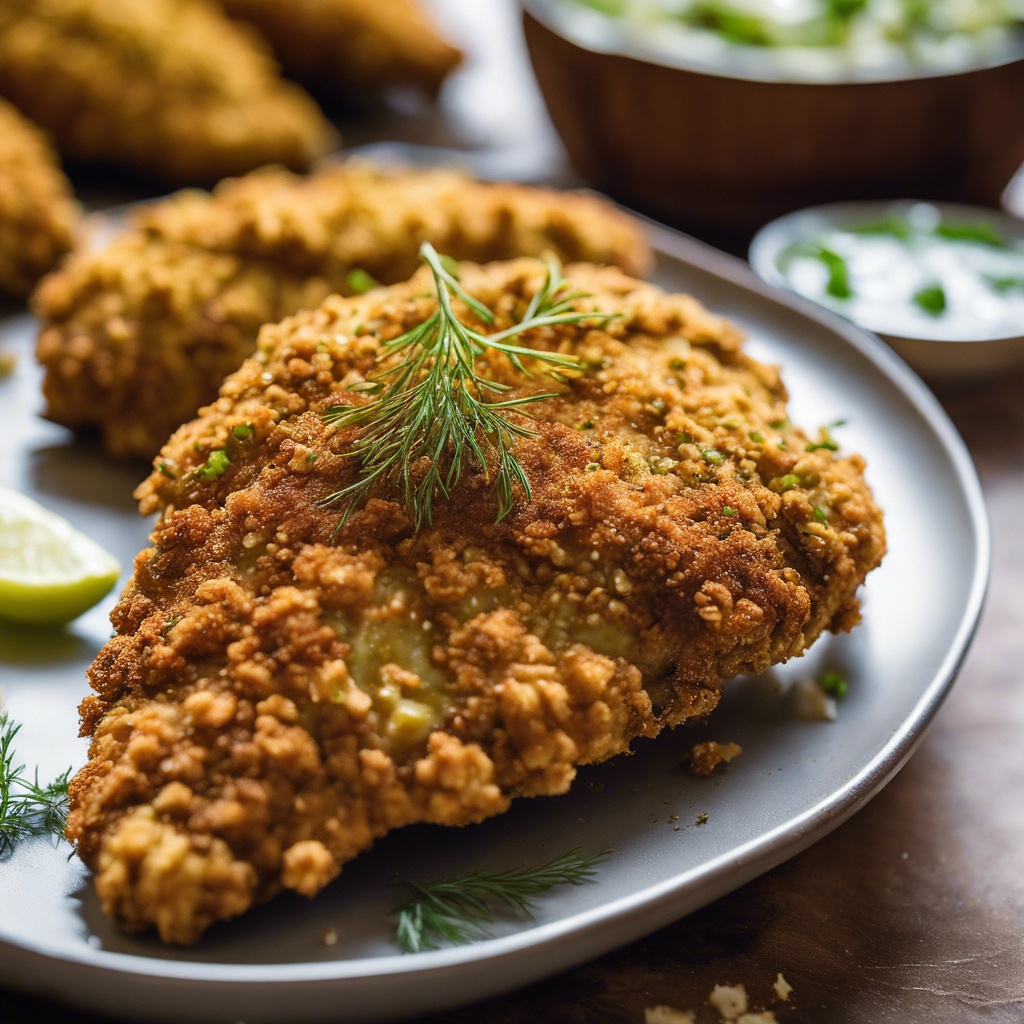 Crispy Pickle-Crusted Chicken