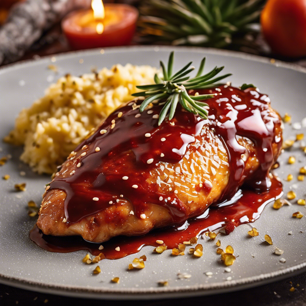 Sweet and Tangy Ketchup Glazed Chicken Recipe cookAIfood