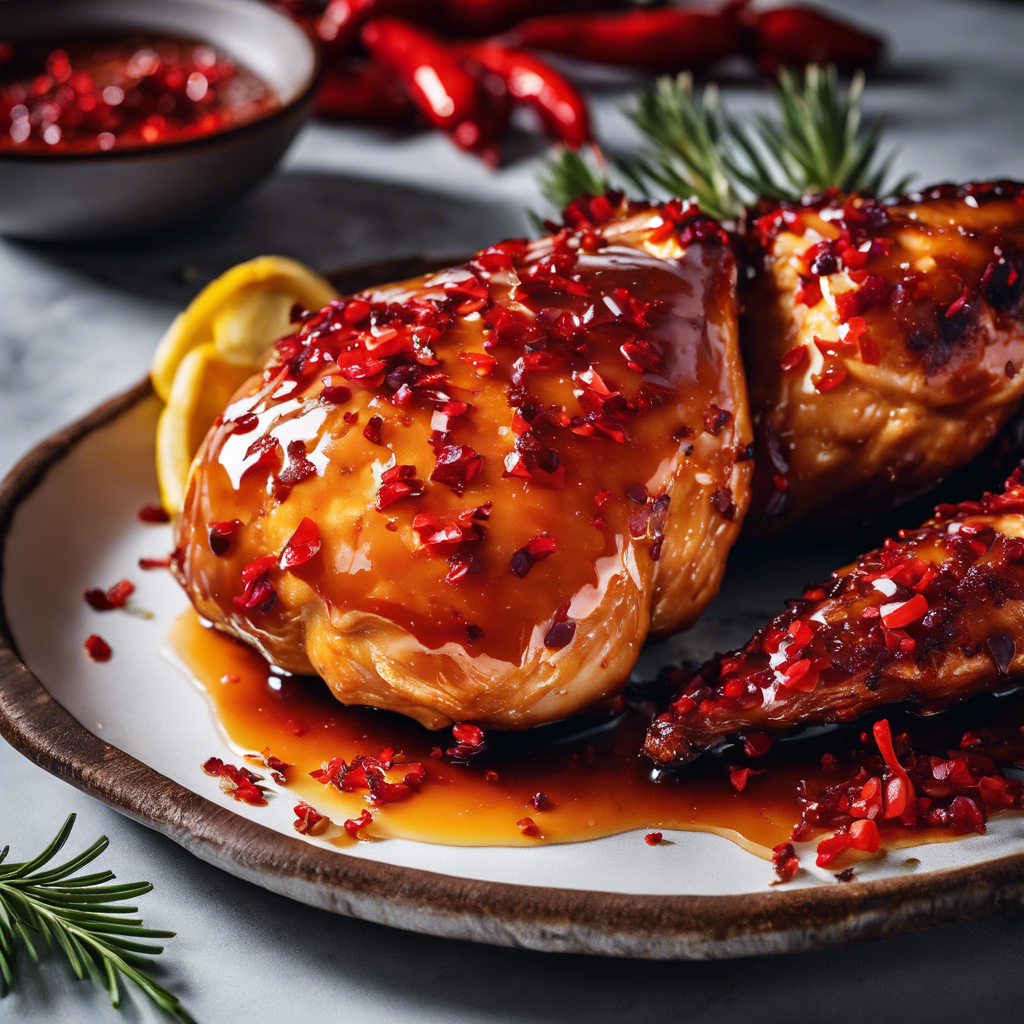 Sweet and Spicy Jelly Glazed Chicken Recipe cookAIfood