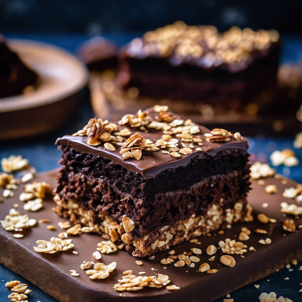 Fudge Oat Cake
