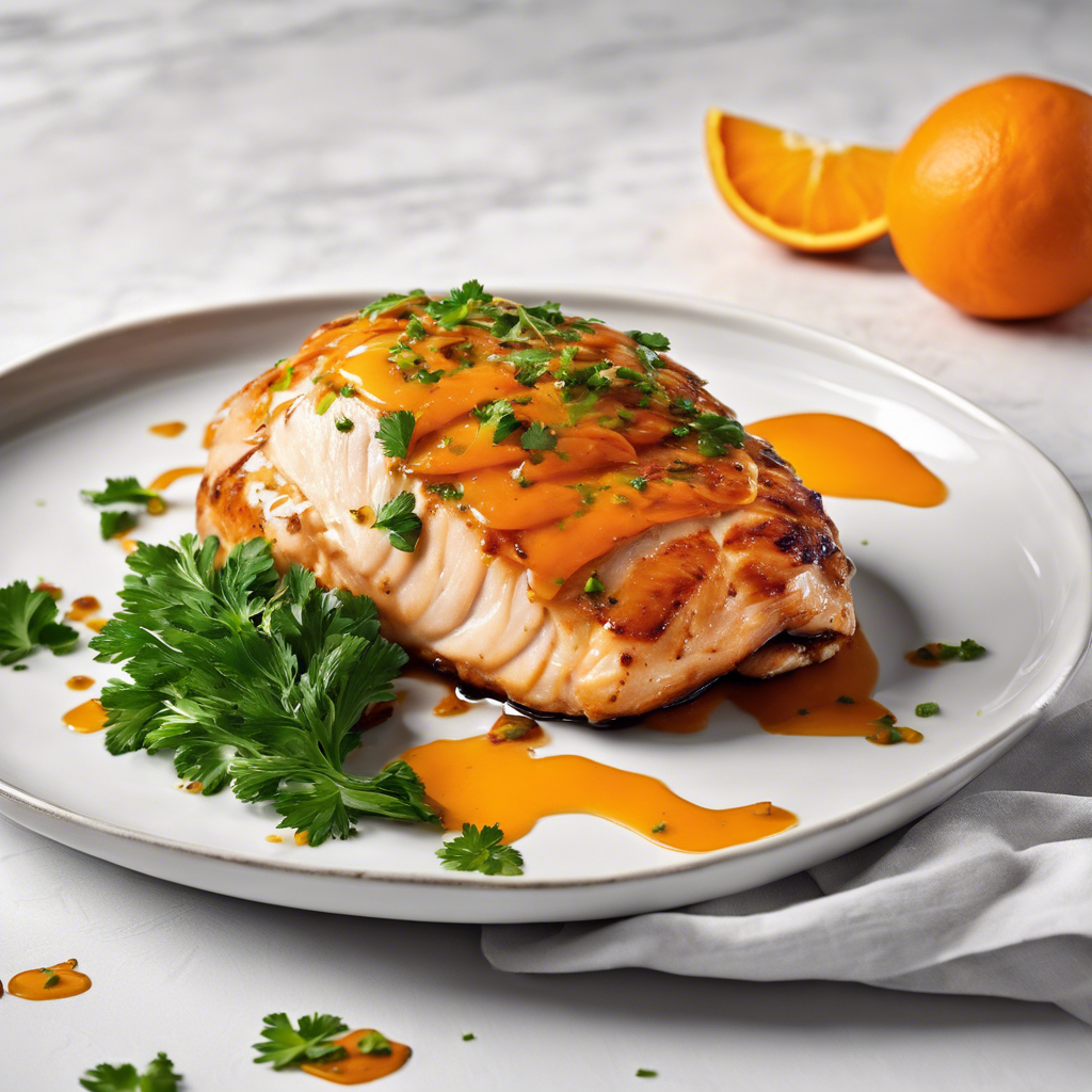 Citrus Chicken with Orange Glaze Recipe | cookAIfood