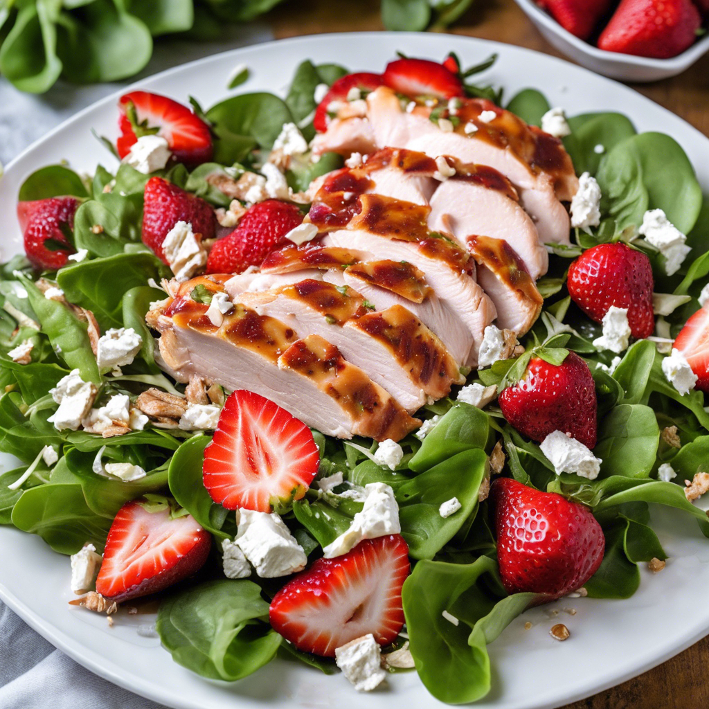 Savory Strawberry Chicken Salad