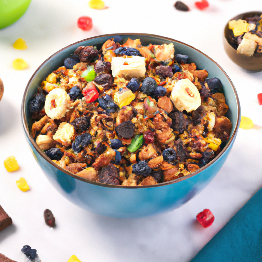 Fruity Chocolate Trail Mix Breakfast