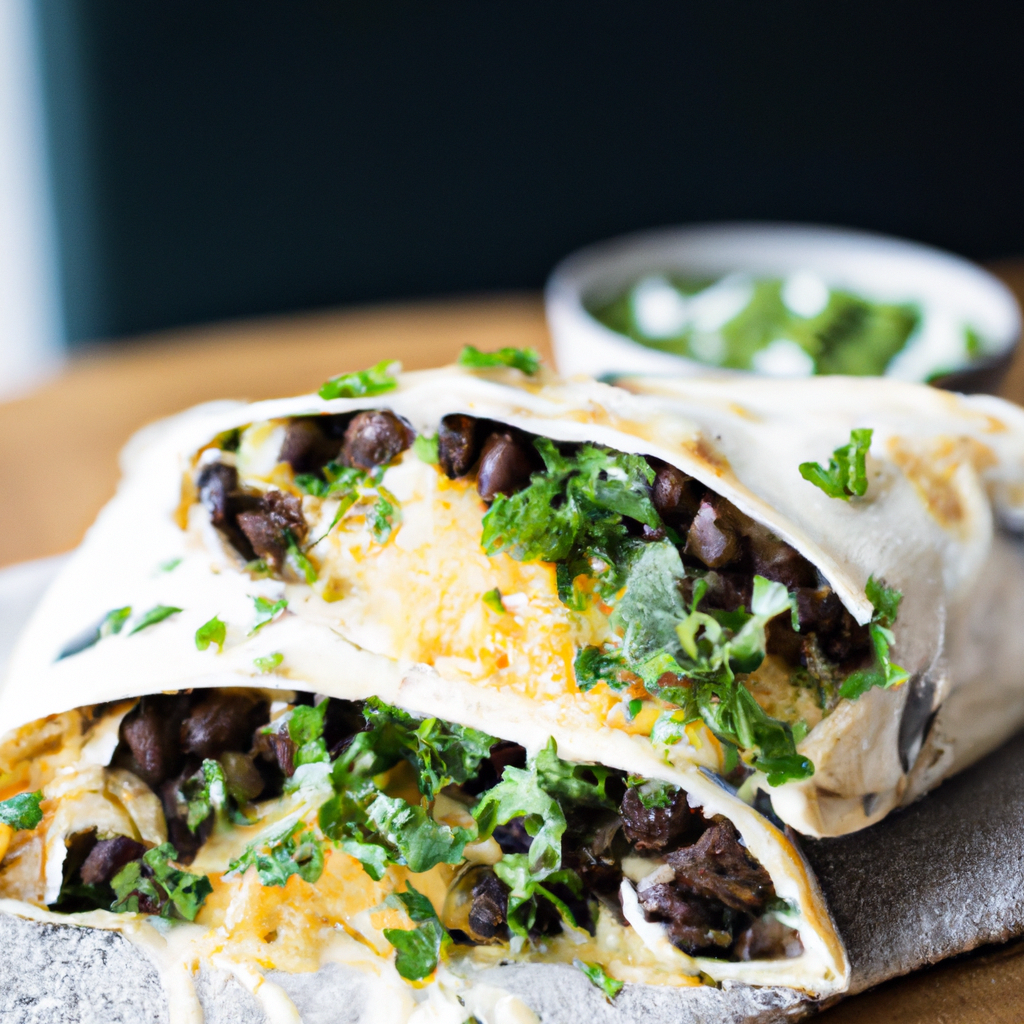 Mexican-Style Steak Burrito