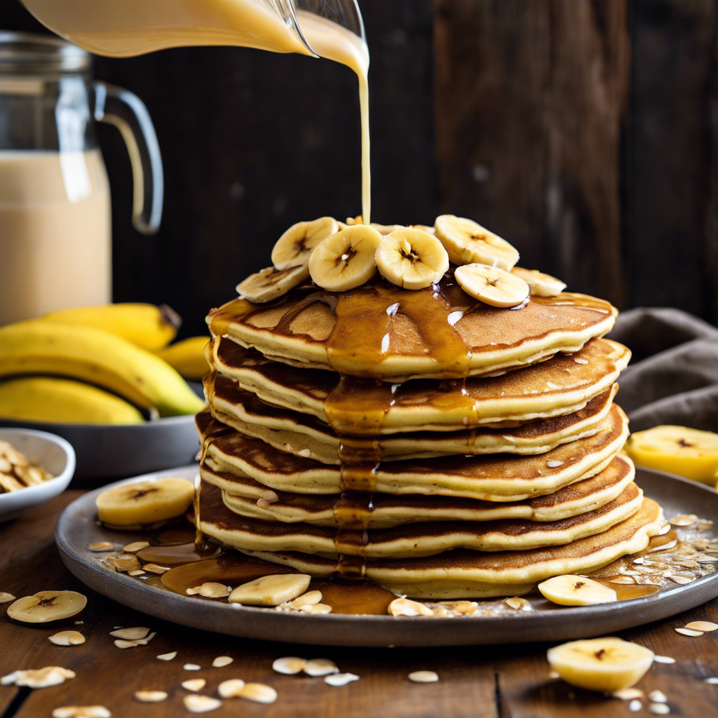Sugar-Free Flourless Banana Oatmeal Pancakes