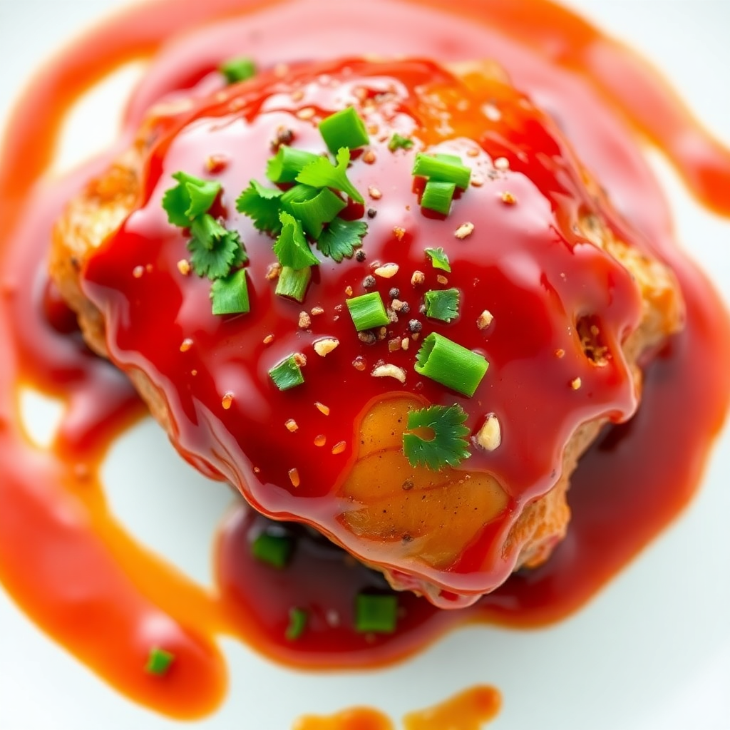 Ketchup Glazed Chicken Thighs Recipe cookAIfood