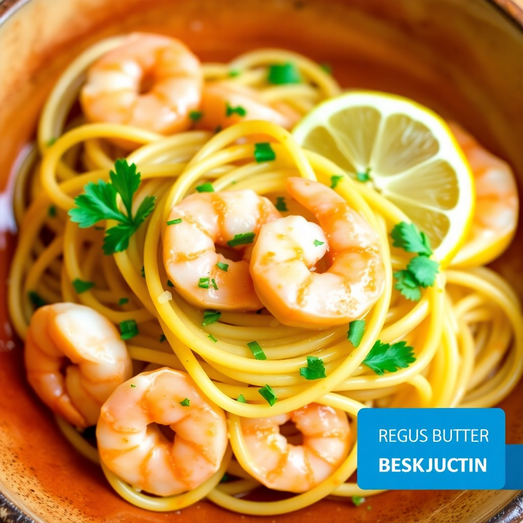 Garlic Butter Shrimp Pasta Recipe cookAIfood