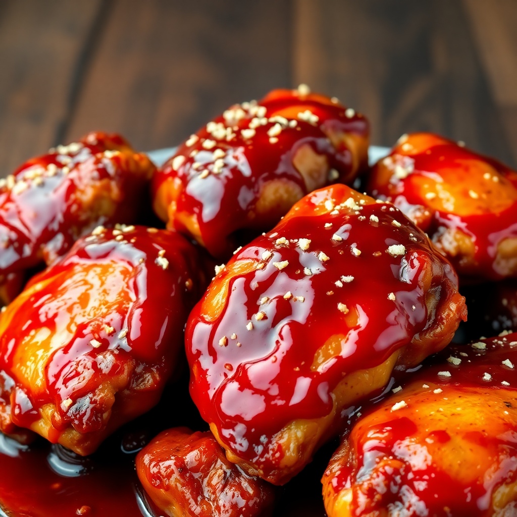 Ketchup-Glazed Chicken Thighs