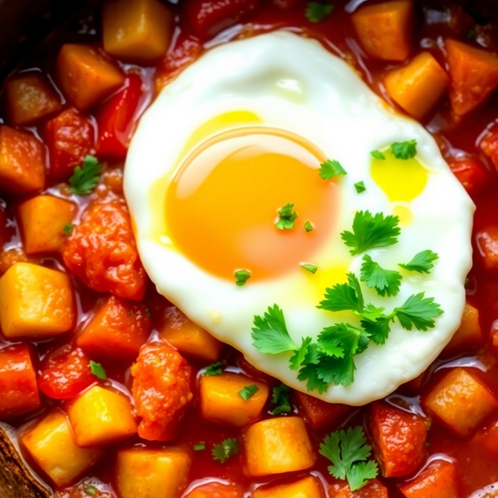Tomato and Potato Shakshuka
