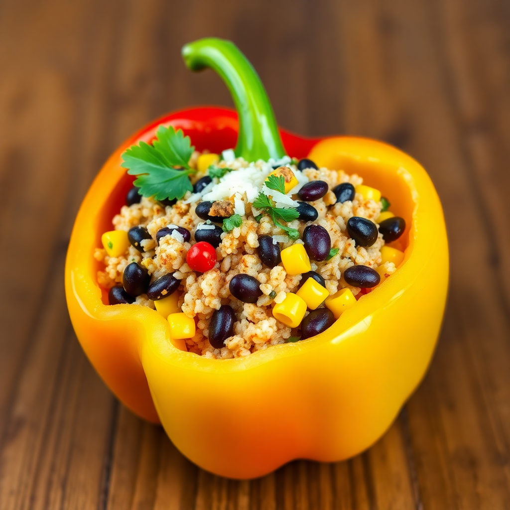 Stuffed Bell Peppers Delight Recipe cookAIfood