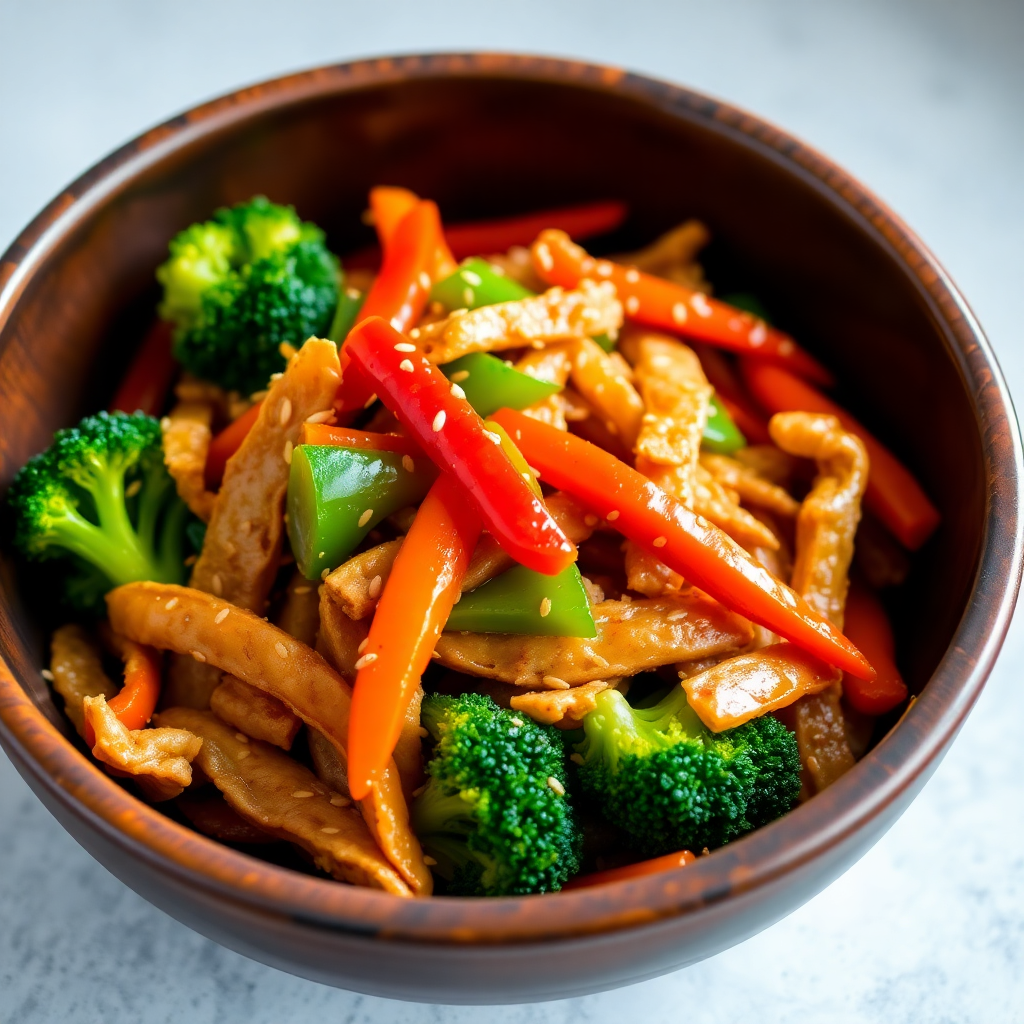 Homemade Seitan StirFry Recipe cookAIfood