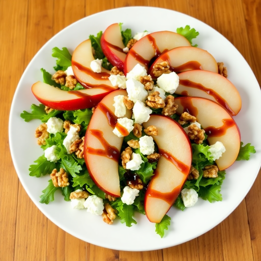 Savory Pear and Goat Cheese Salad