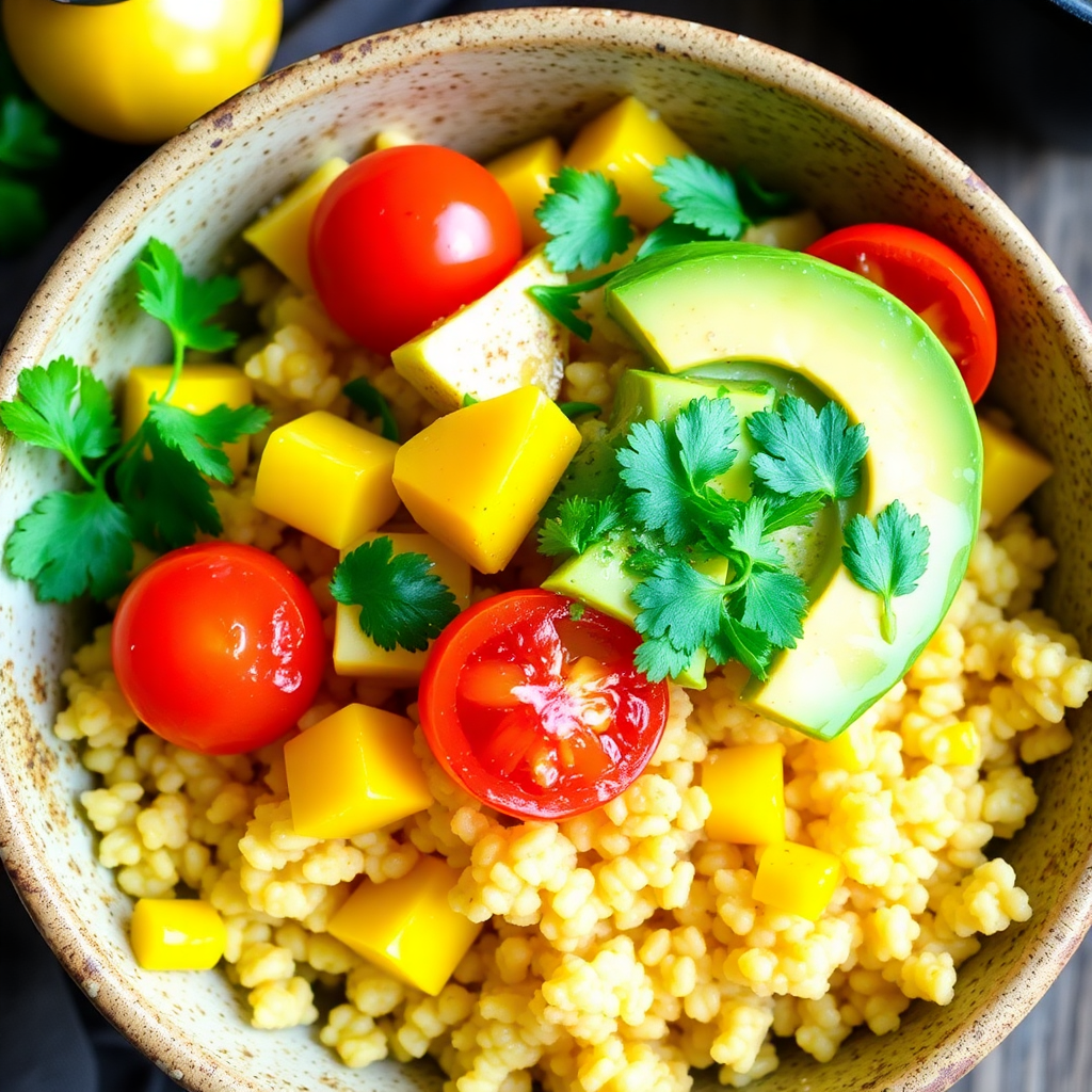 Savory Corn and Herb Quinoa Bowl Recipe cookAIfood
