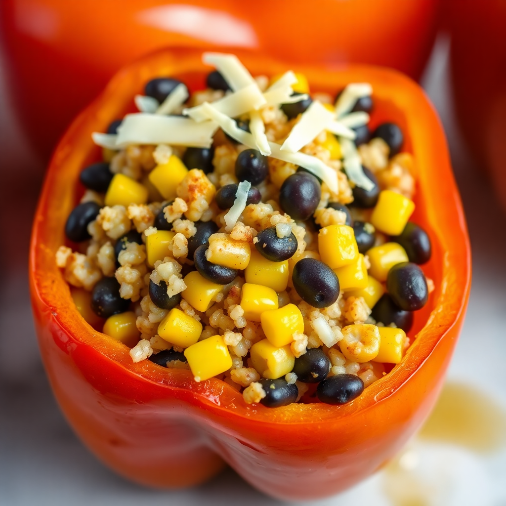 Stuffed Bell Pepper Delight