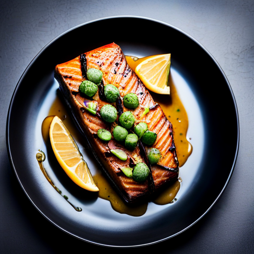 Grilled Teriyaki Salmon Recipe | cookAIfood