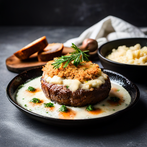 Russian Cheese-Stuffed Beef Recipe | cookAIfood