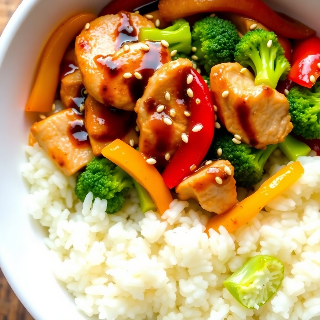 Ginger Garlic Chicken Stir-Fry Recipe | cookAIfood