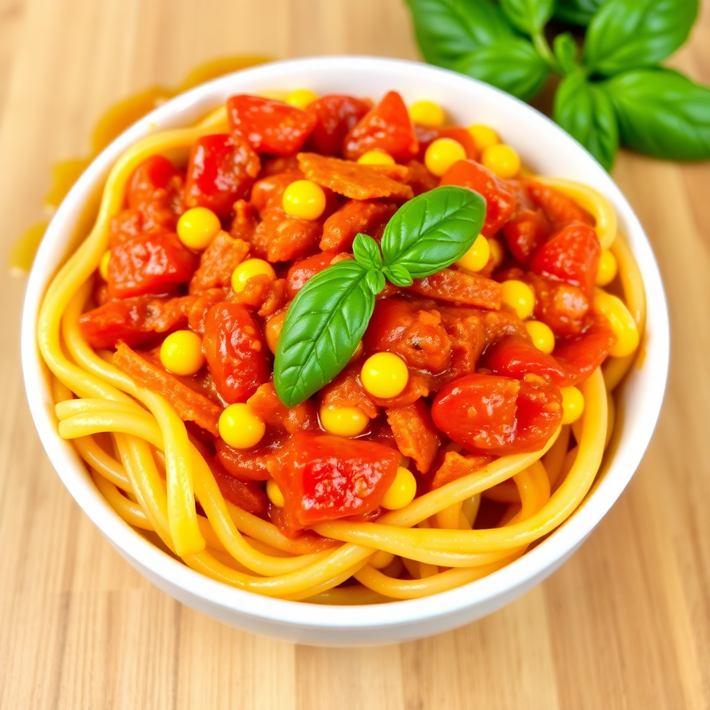 Tomato Corn Pasta Delight