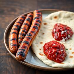 Balkan Ćevapi with Ajvar