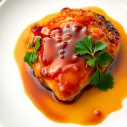 Tea-Infused Chicken with Ginger and Honey Glaze