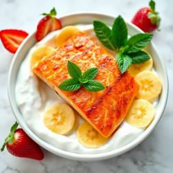 Salmon & Banana Yogurt Breakfast Bowl