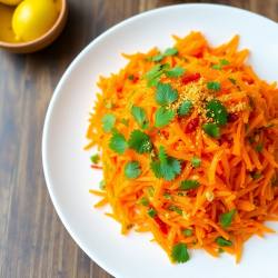 Spiced Carrot Chaat
