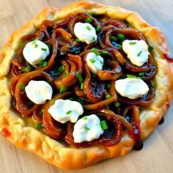 Caramelized Onion and Goat Cheese Tart