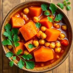 Spiced Pumpkin and Chickpea Stew