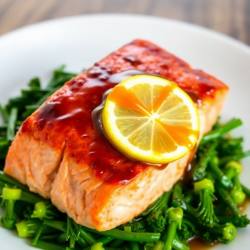 Honey Garlic Glazed Salmon
