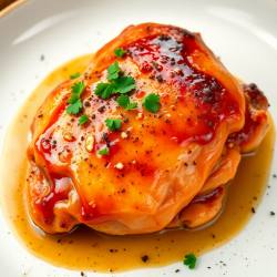 Honey Mustard Glazed Chicken Thigh