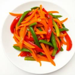 Spicy Capsicum and Carrot Stir-Fry