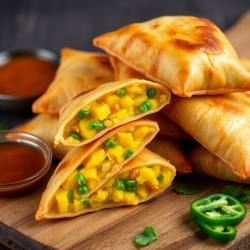 Classic Potato and Pea Samosas