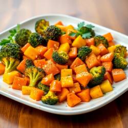 Garlic Roasted Broccoli & Carrot Antipasto
