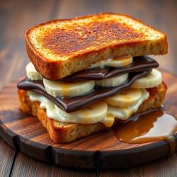 Chocolate Banana Cheese Melt