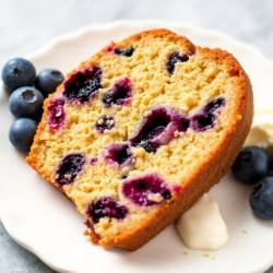 Blueberry Yogurt Banana Peanut Butter Cake