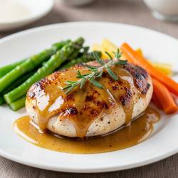 Honey Mustard Glazed Chicken Breast