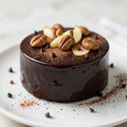 Chocolate Hazelnut Charlotte with a Hint of Apple