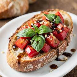 Heirloom Tomato Bruschetta