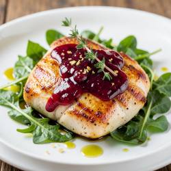 Savory Jam-Glazed Chicken Breast