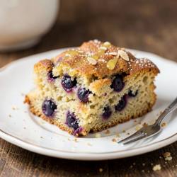 Banana Blueberry Almond Cake