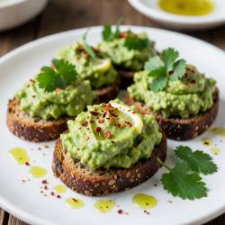 Spicy Avocado Toast Bites